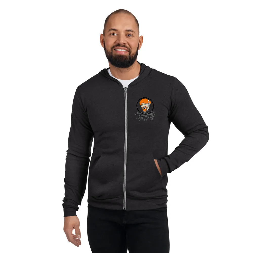 A Freakly Ginja zip hoodie