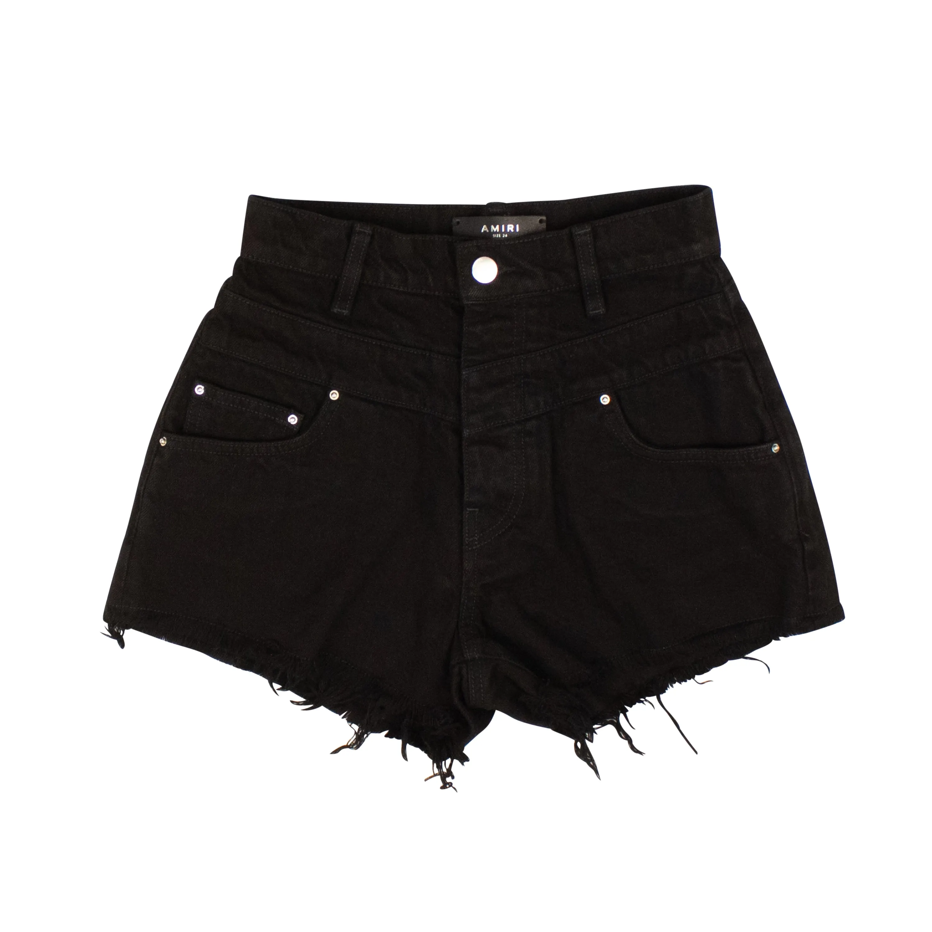 Black High Waisted Shorts