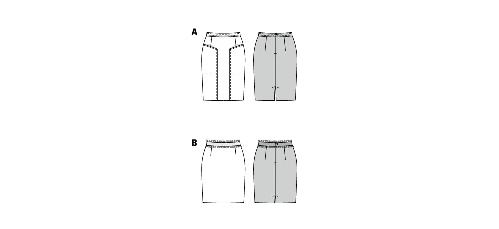 Burda Style Sewing Pattern 5936 Misses' Skirt
