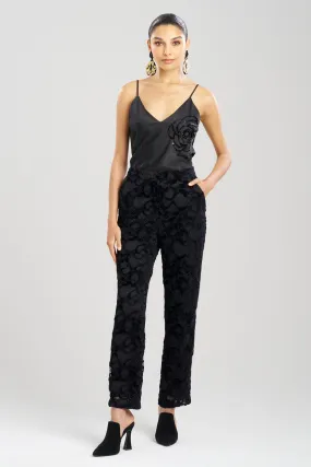Chenille Lace Slim Pants