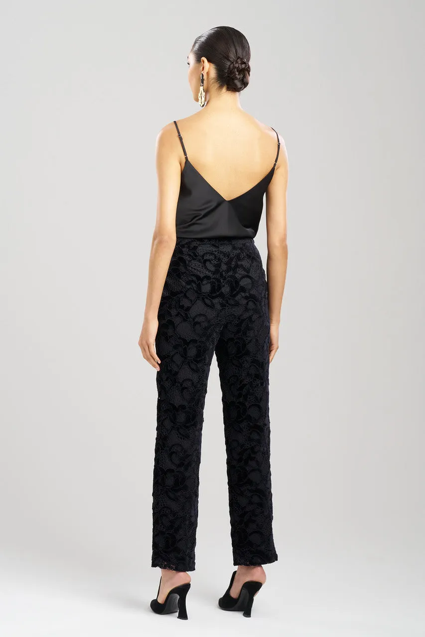 Chenille Lace Slim Pants