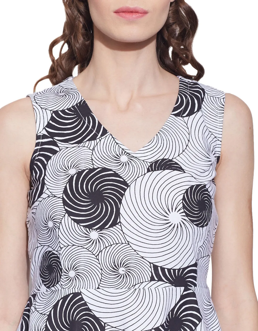 Clothes For Women Cotton Printed Dress,Machine Washable,W-CPD34-1611, Size-34 Inch