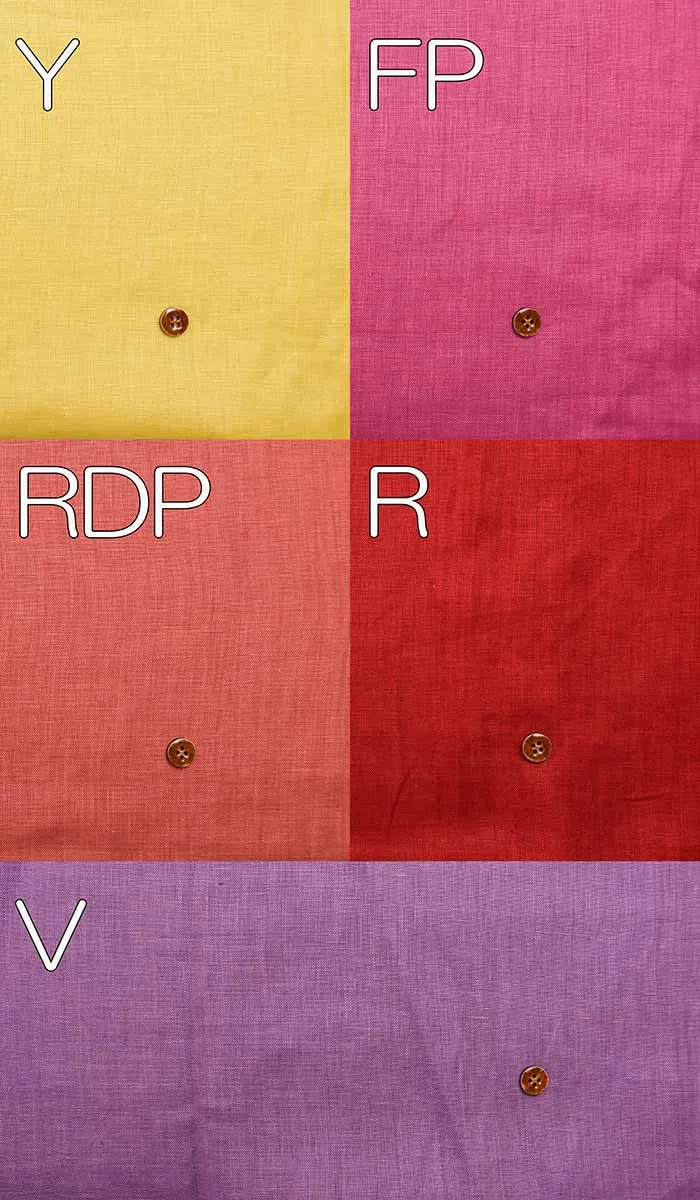 Cool Classic Processing Campfire Linen Fabric Sudden Correspondence << Warm color>