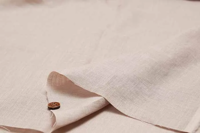 Cool Classic Processing Campfire Linen Fabric Sudden Correspondence << Warm color>