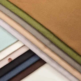 Cotton colored flannel fabric, solid color