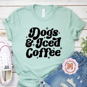 Dogs & Iced Coffee Adult Tee