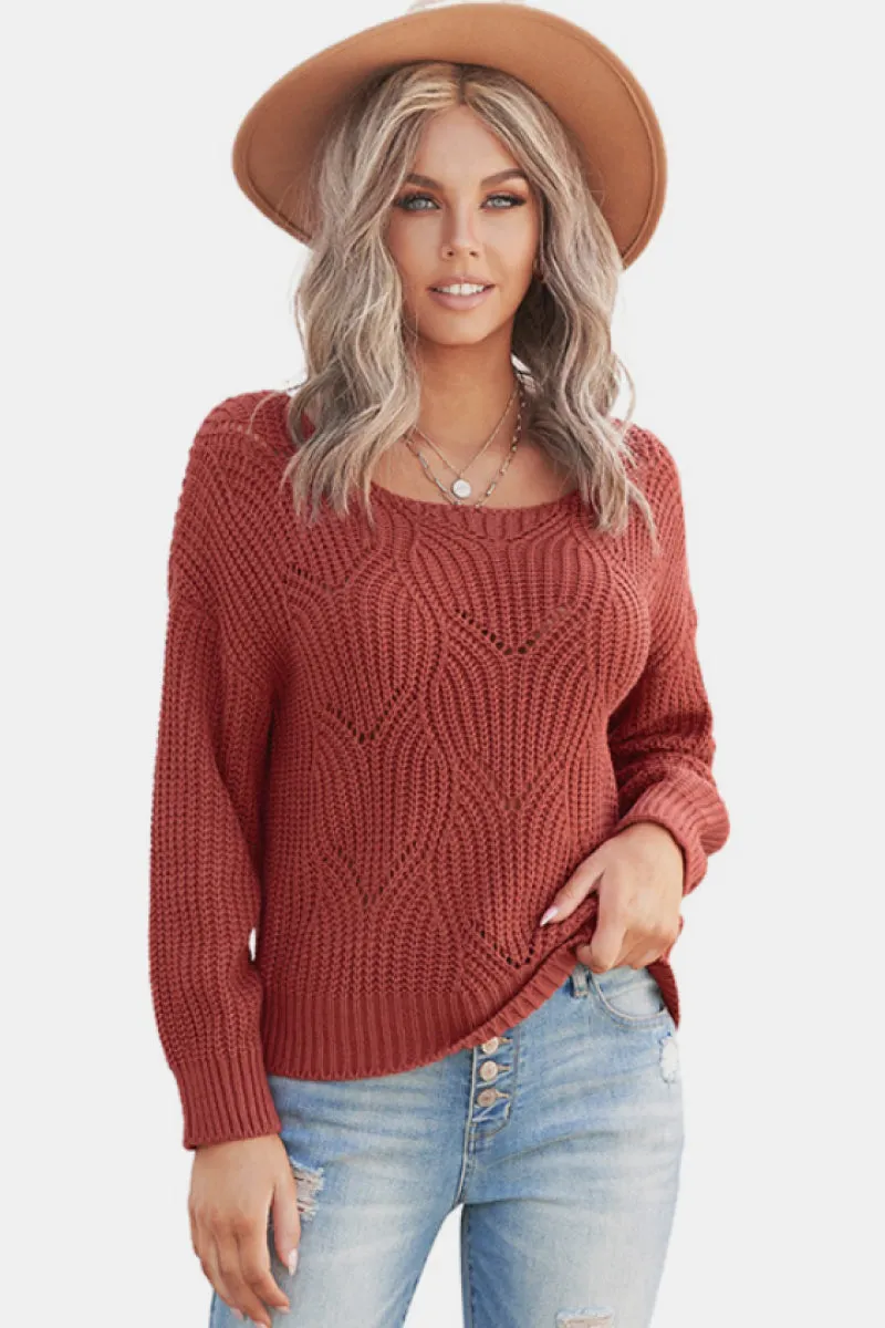 Drop Shoulder Sweater