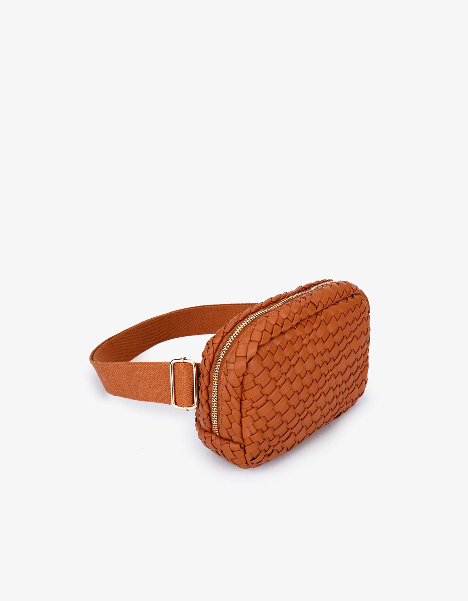EVERLEIGH WOVEN BELT BAG BROWN