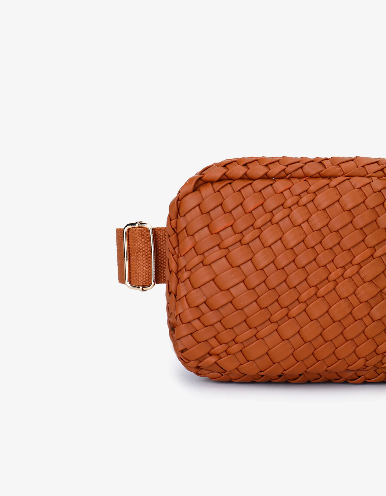 EVERLEIGH WOVEN BELT BAG BROWN