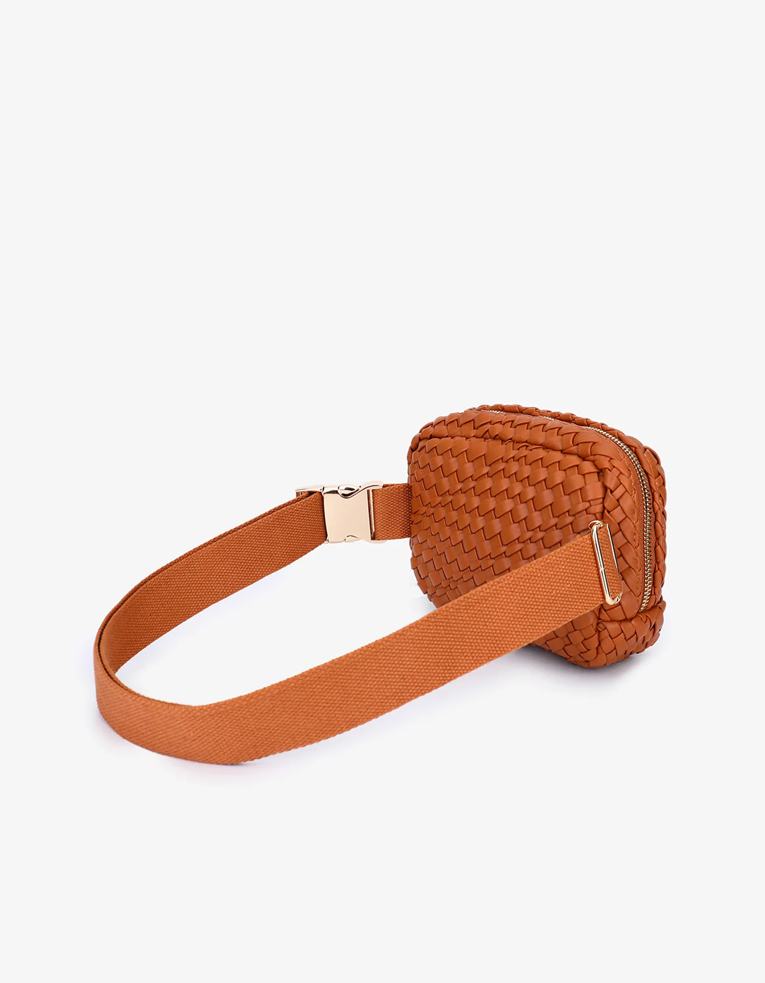 EVERLEIGH WOVEN BELT BAG BROWN