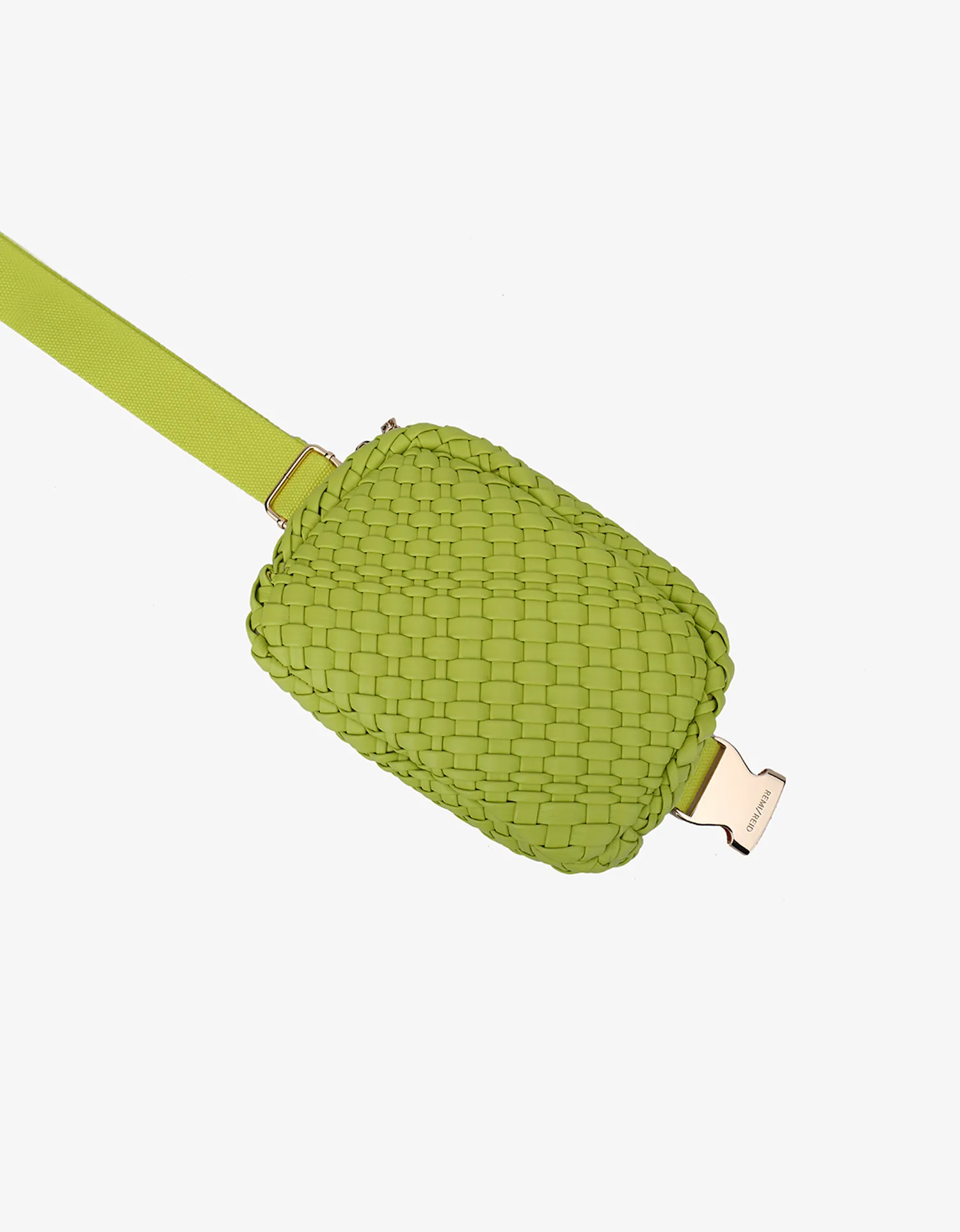 EVERLEIGH WOVEN BELT BAG CHARTREUSE