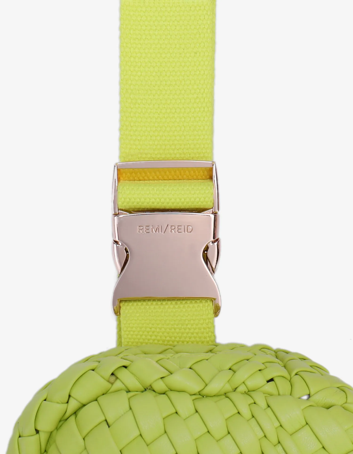EVERLEIGH WOVEN BELT BAG CHARTREUSE