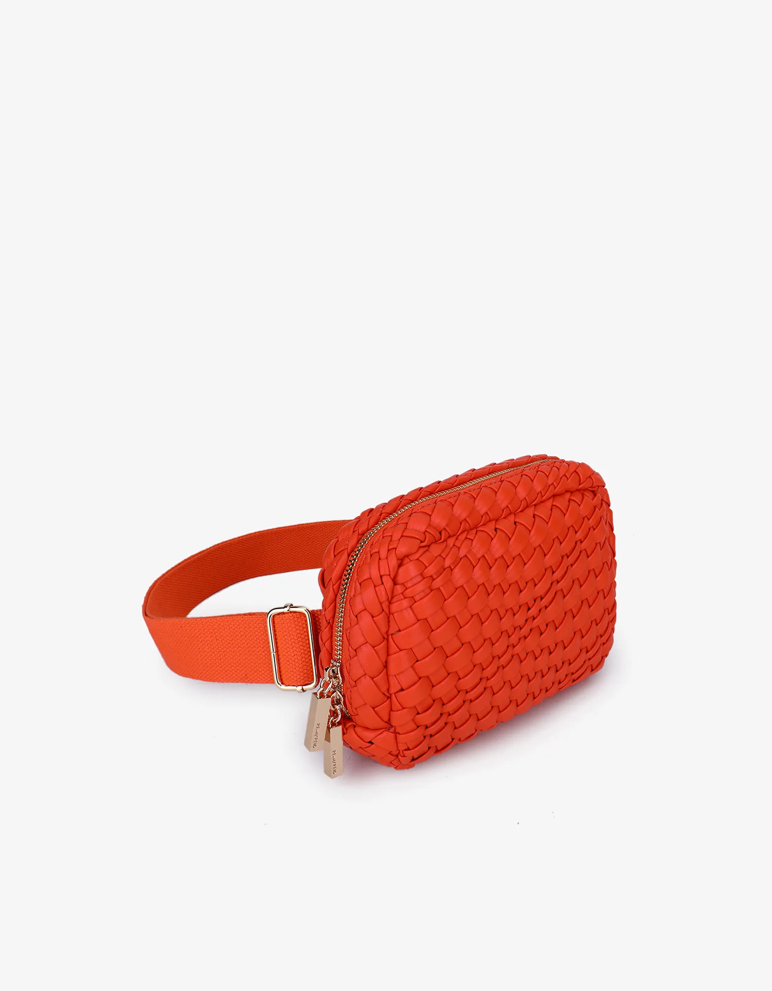 EVERLEIGH WOVEN BELT BAG ORANGE