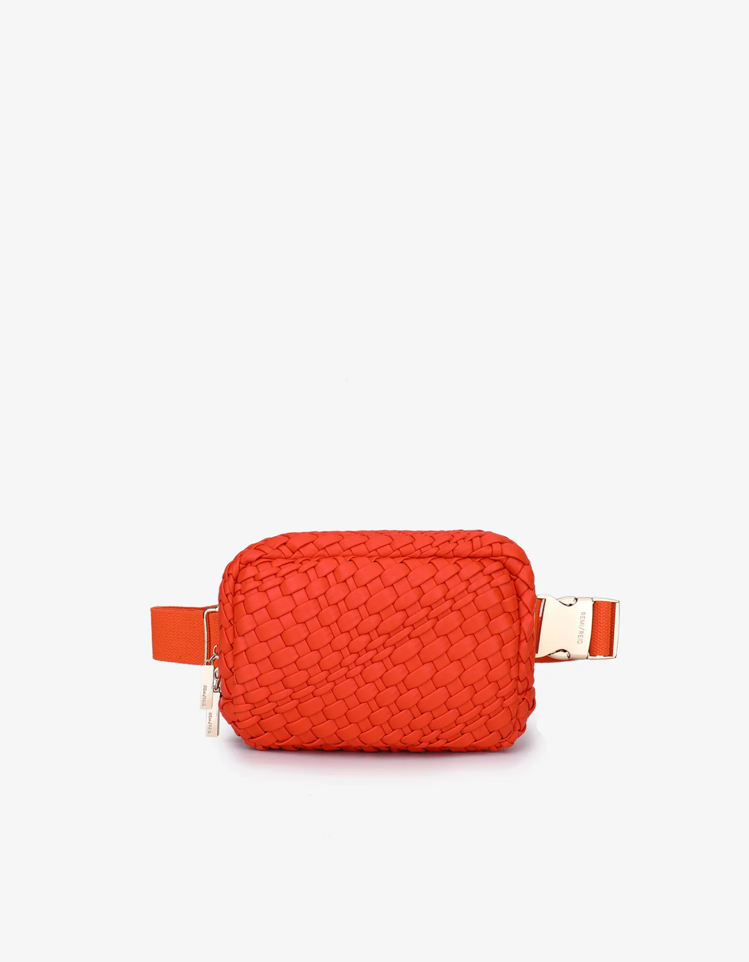 EVERLEIGH WOVEN BELT BAG ORANGE