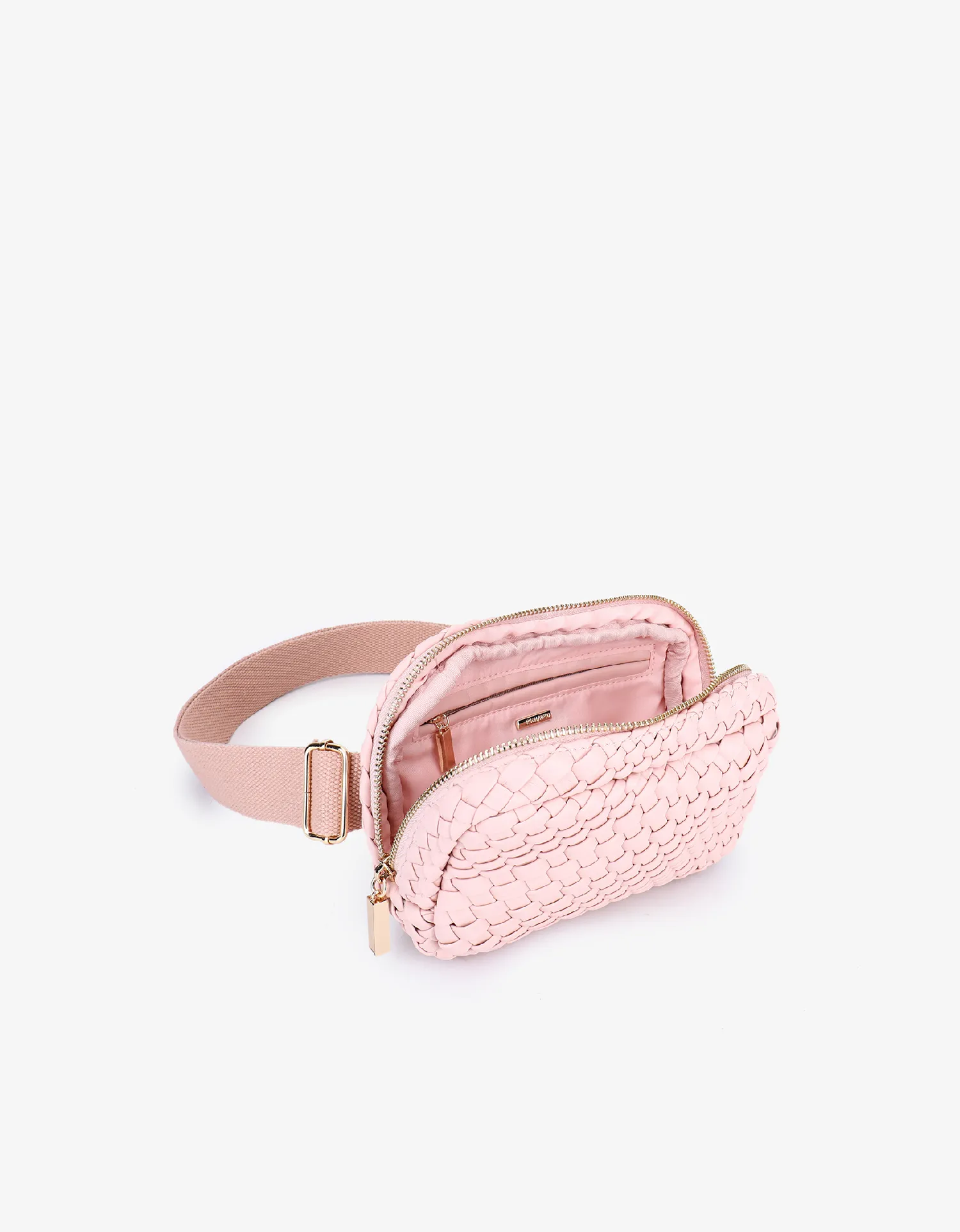 EVERLEIGH WOVEN BELT BAG PINK