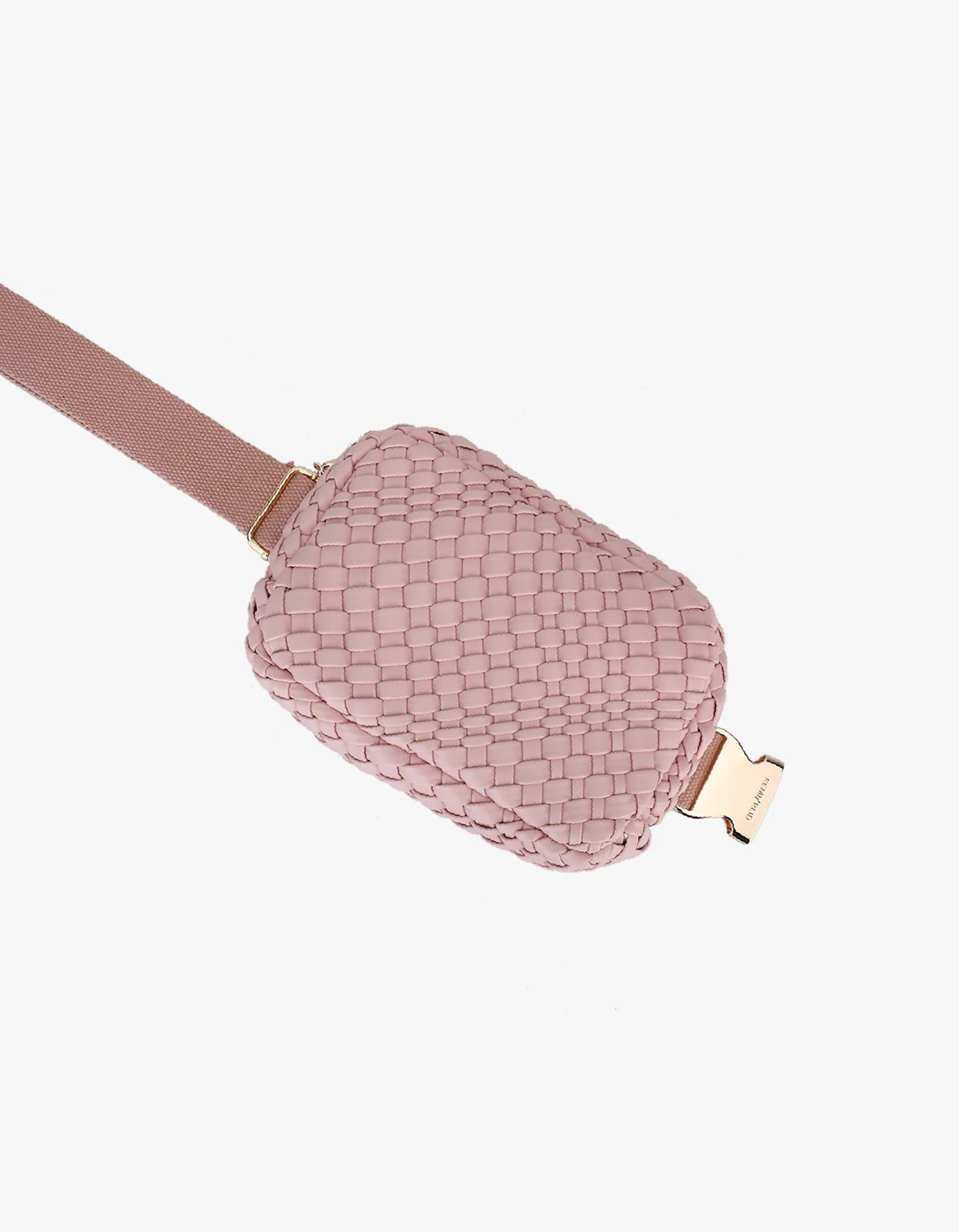 EVERLEIGH WOVEN BELT BAG PINK
