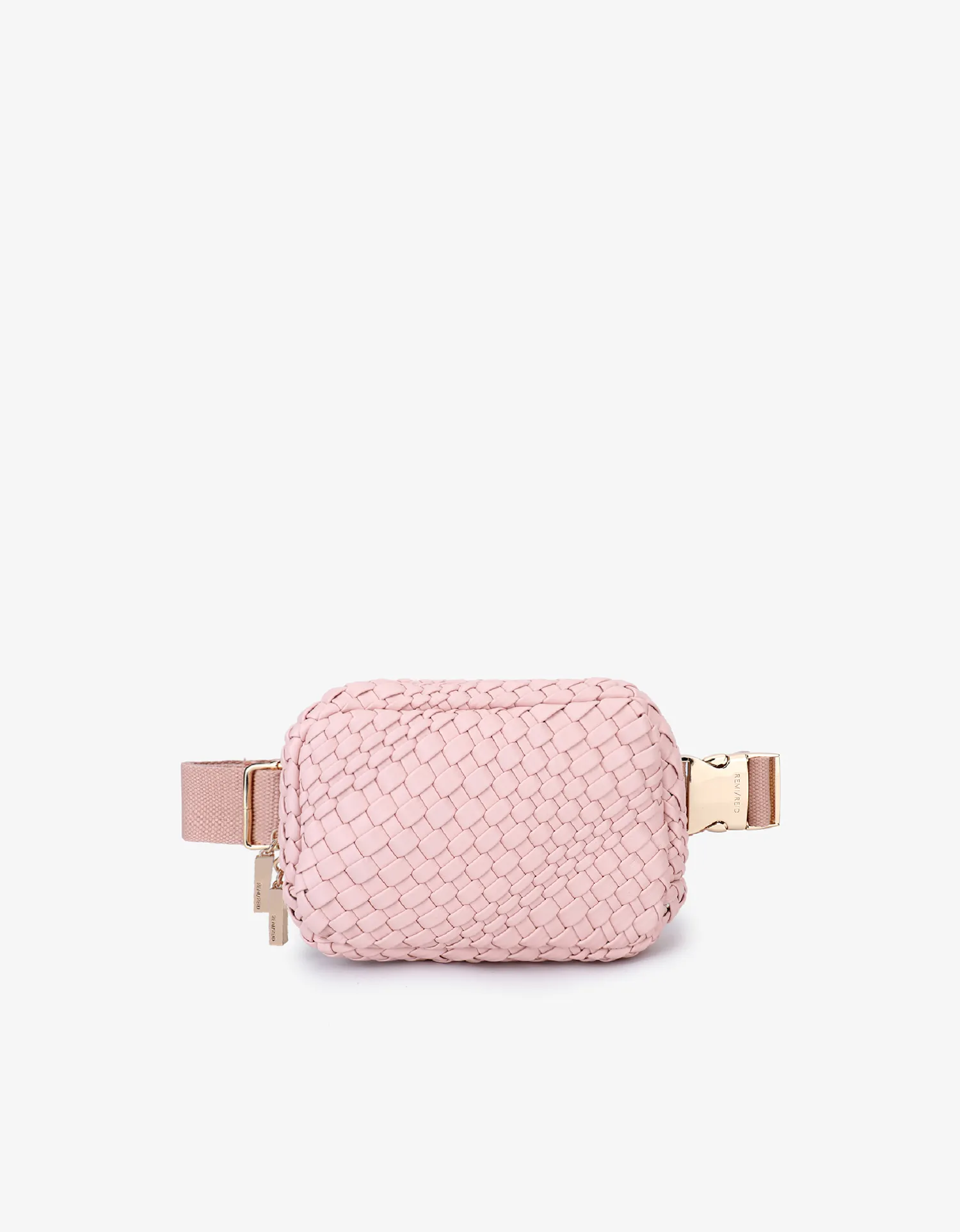 EVERLEIGH WOVEN BELT BAG PINK