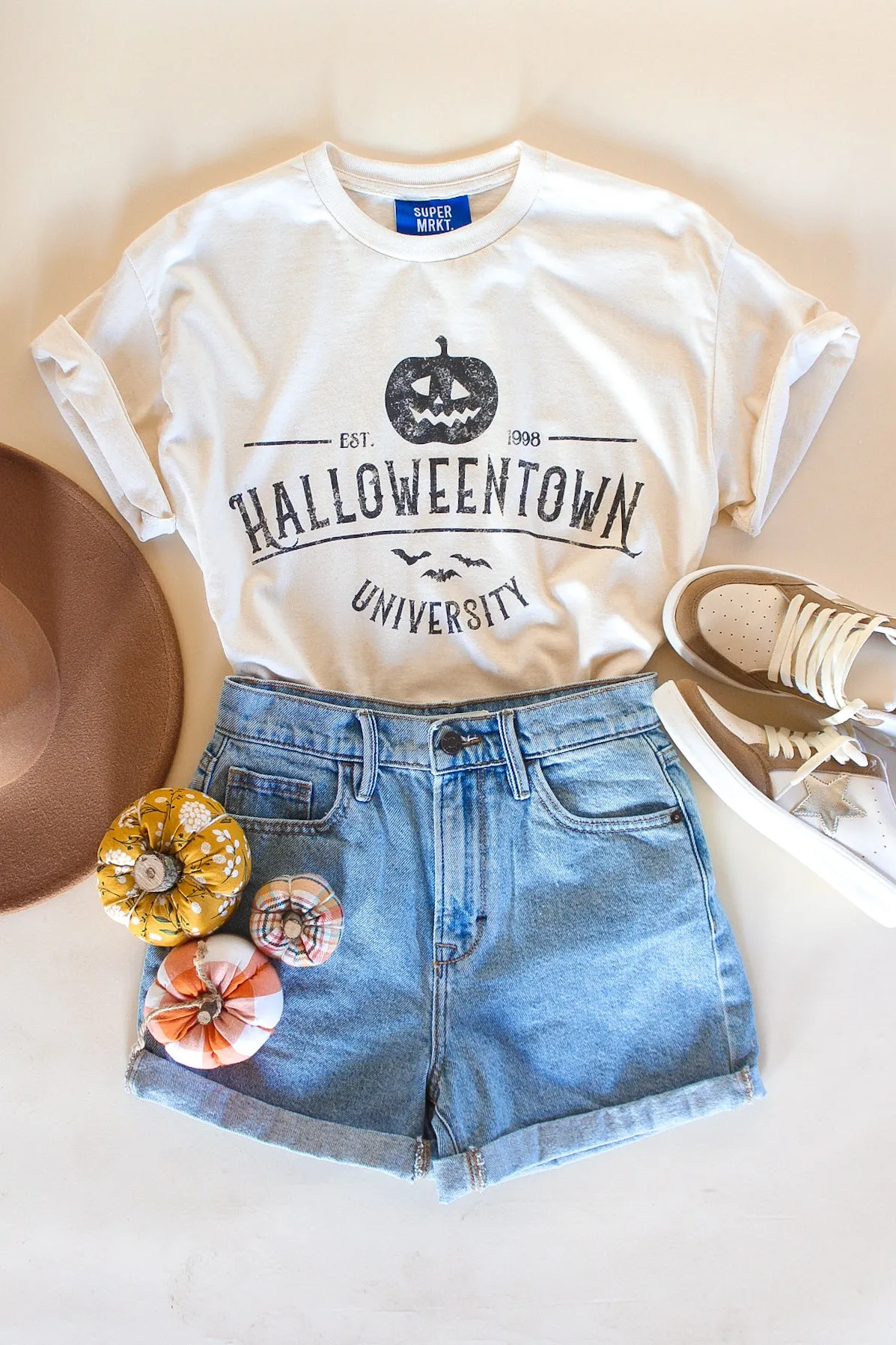 Halloween Town University Oversized Tee