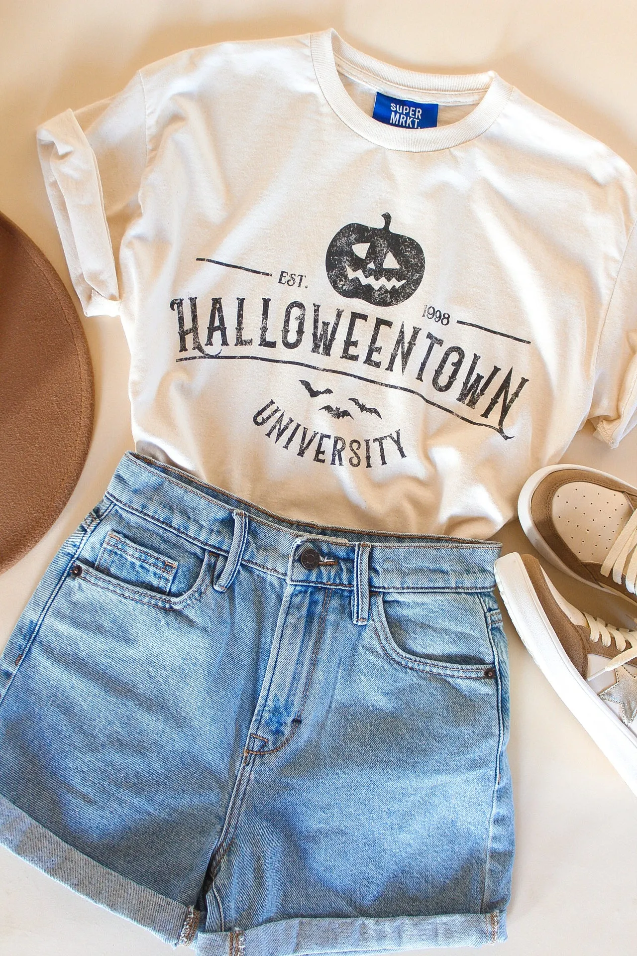 Halloween Town University Oversized Tee