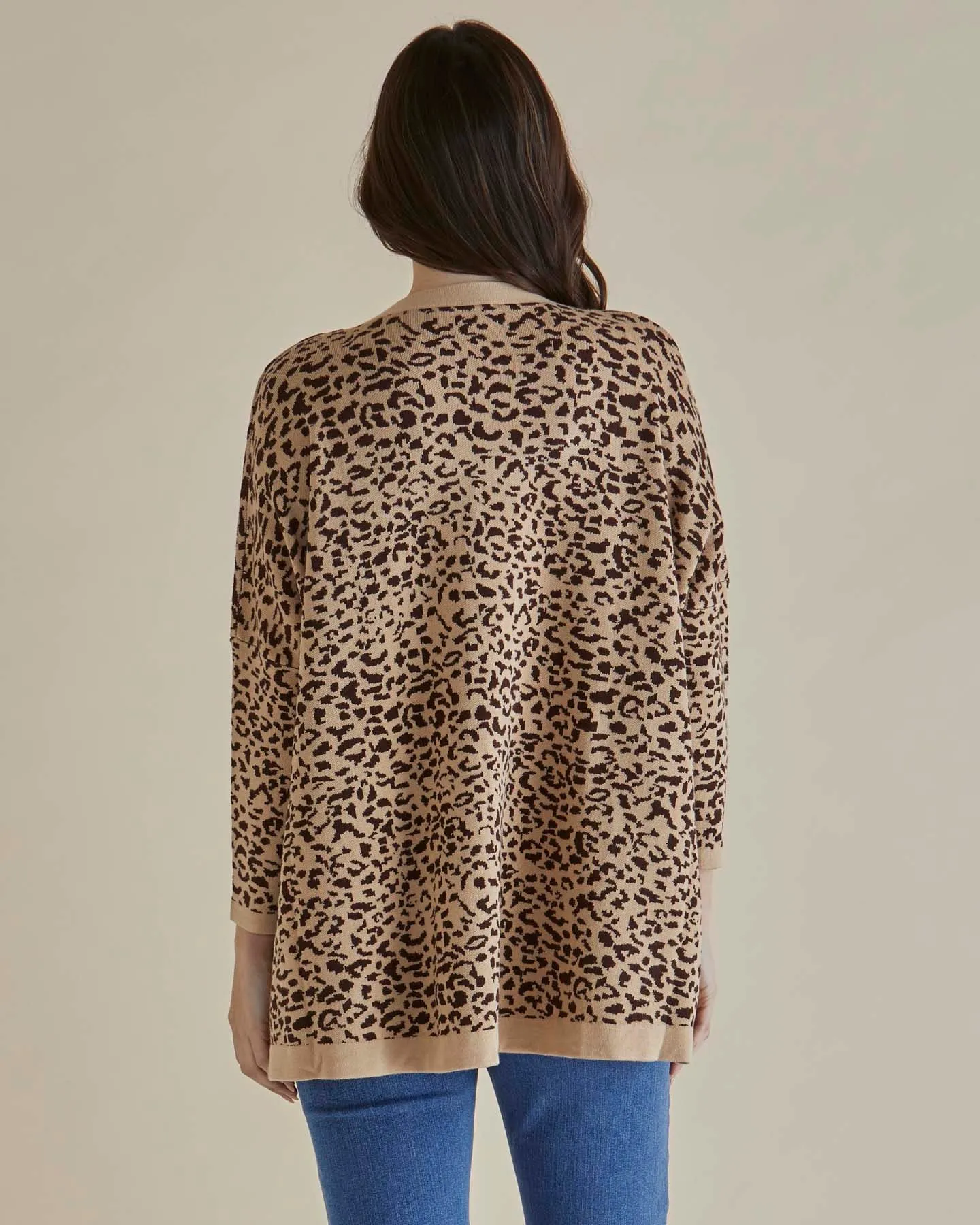 Hampton Cardigan - Animal Print