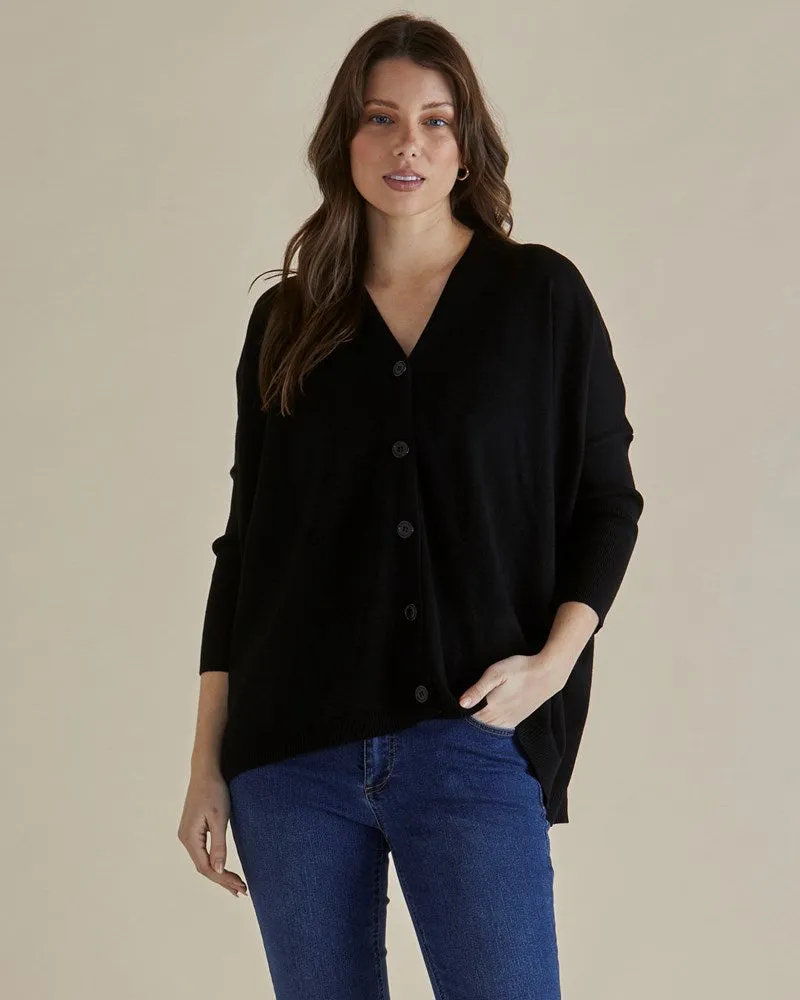 Hampton Cardigan - Black