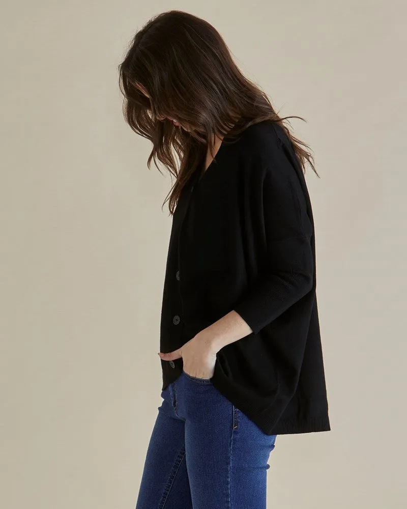 Hampton Cardigan - Black