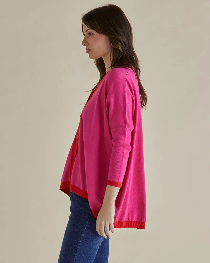 Hampton Cardigan - Pink
