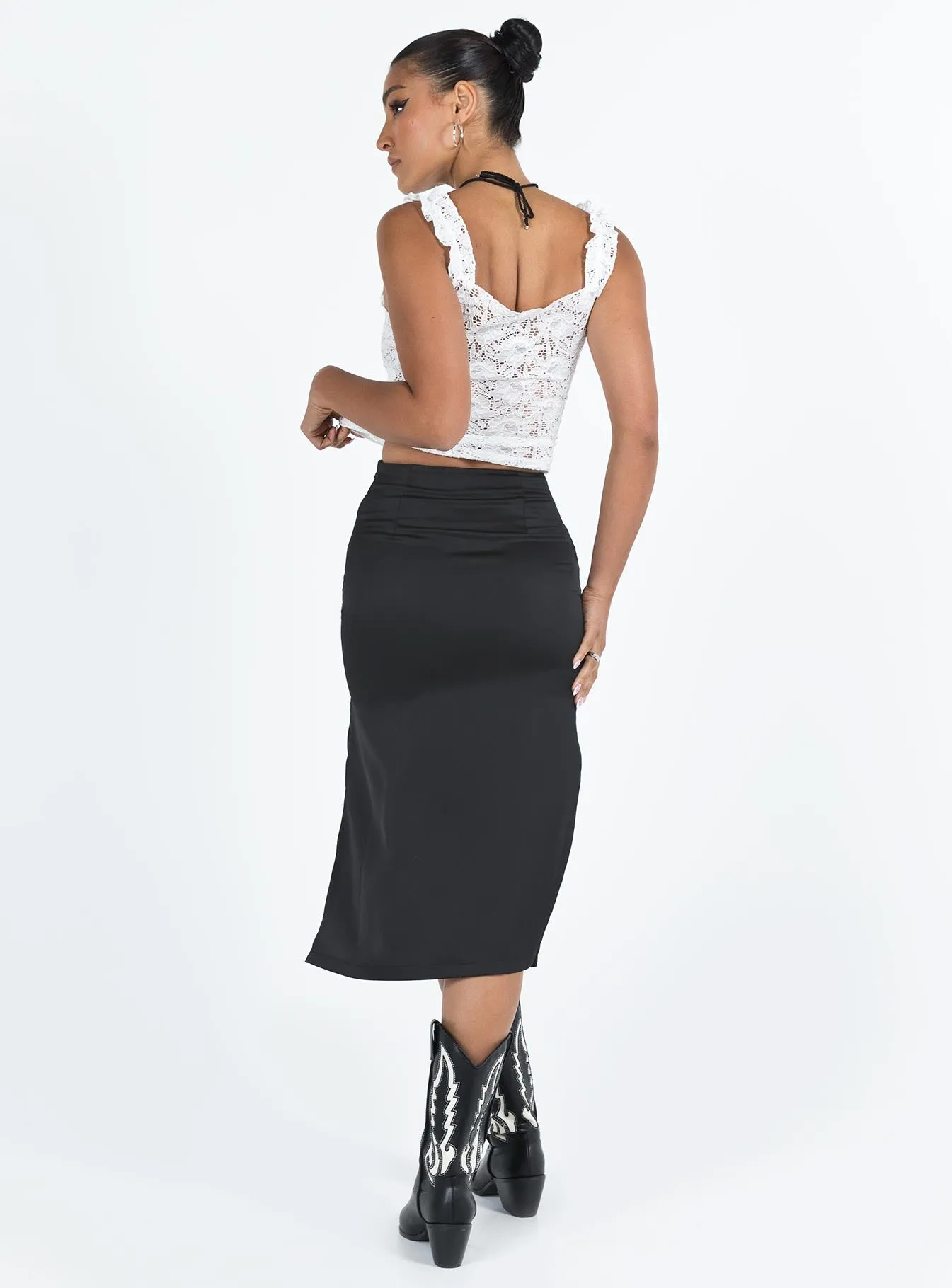 Jansson Midi Skirt Black