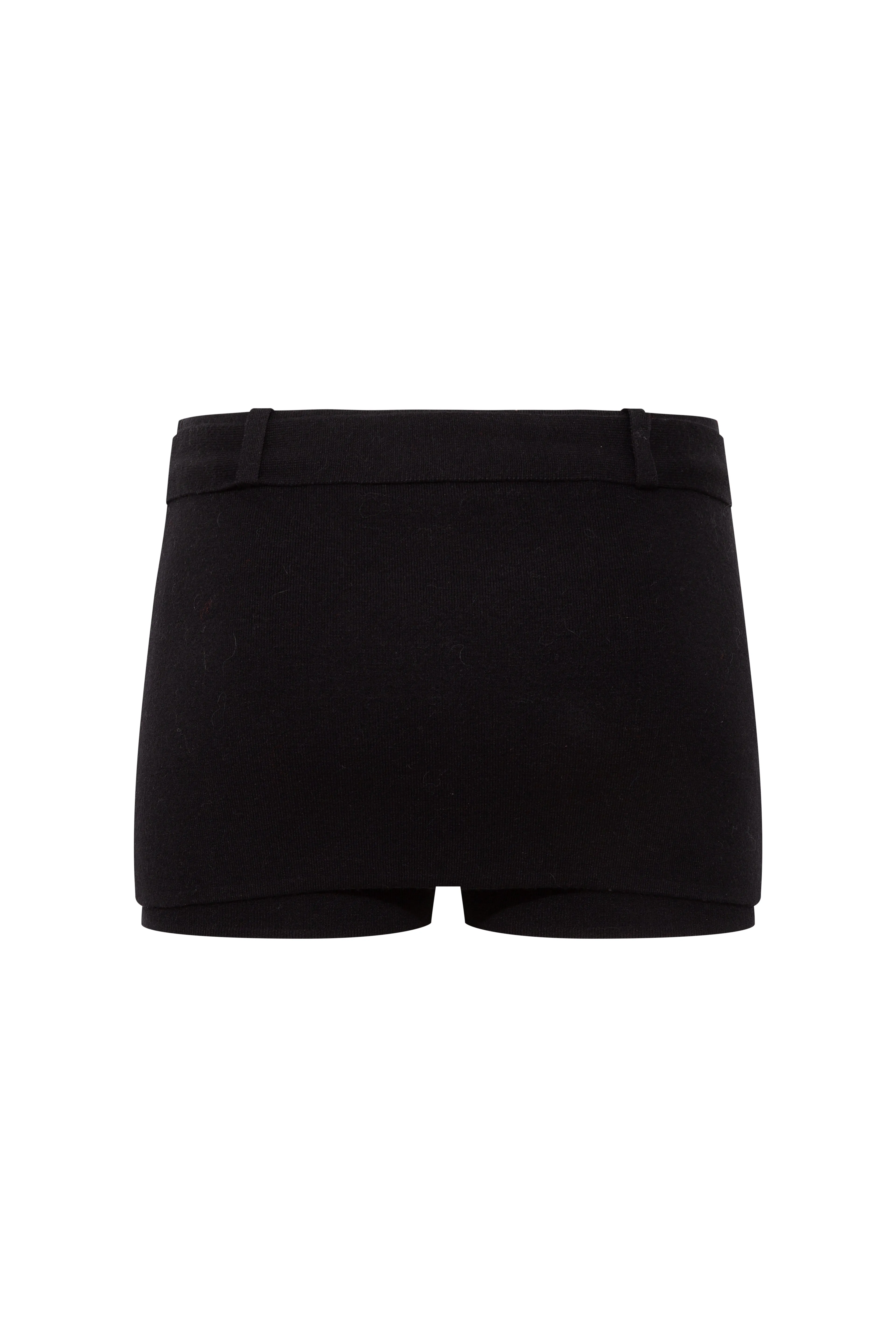 JASMY - Mini knit skort with belt detail