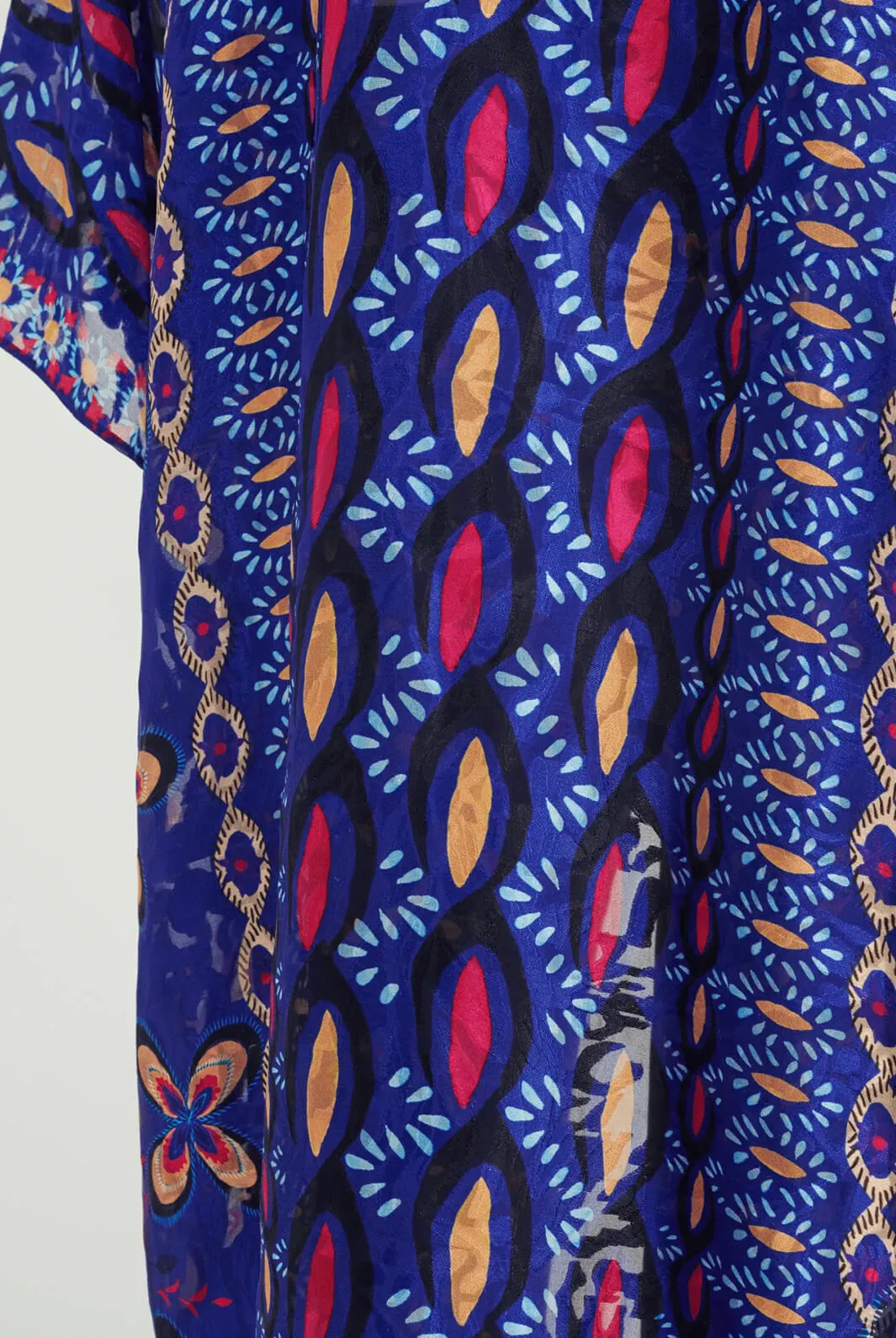Kai Trousers In Petals Navy