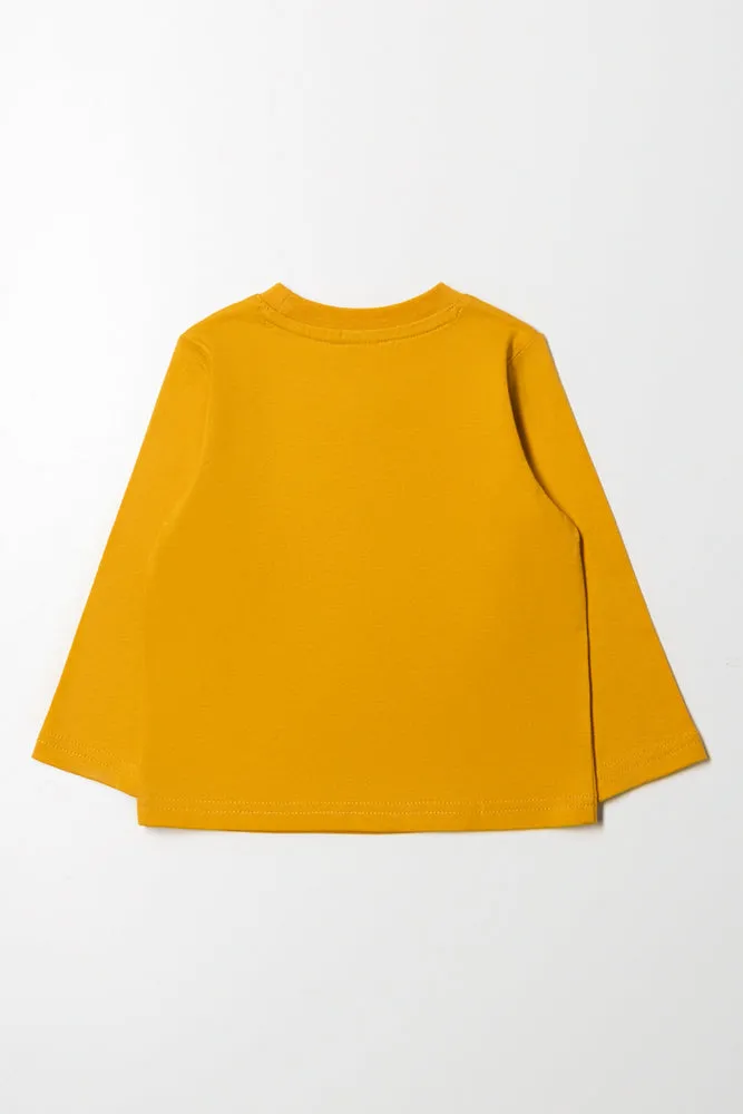 Long  Sleeve T-Shirt Yellow
