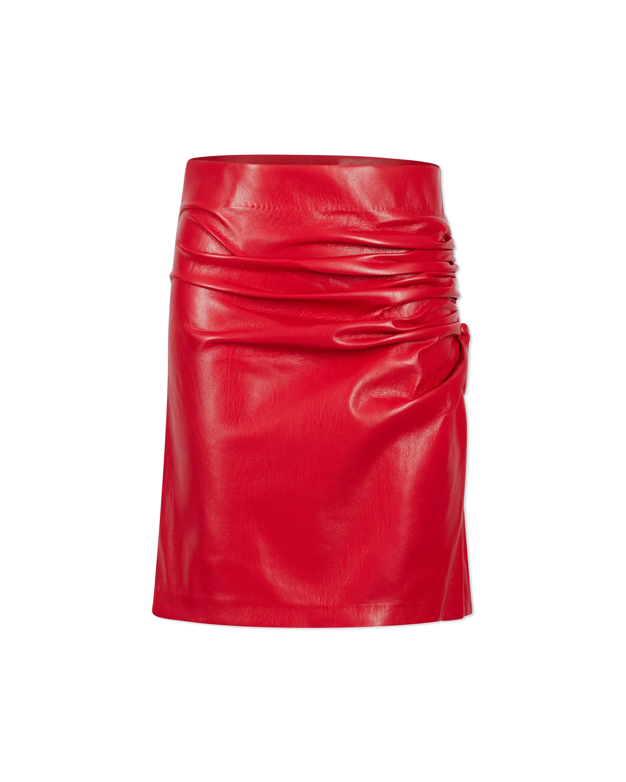 Mila Vegan Leather Mini Skirt