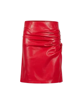 Mila Vegan Leather Mini Skirt