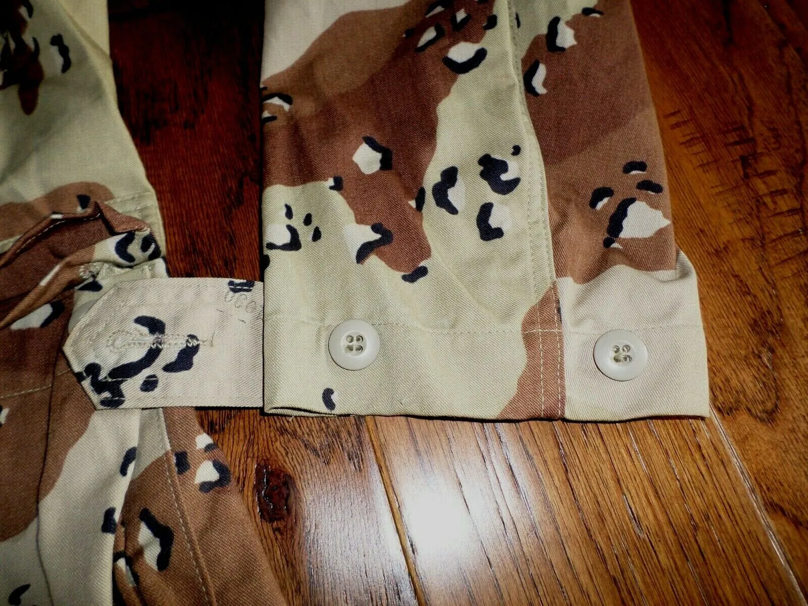 MILITARY ISSUE BDU FATIGUE TACTICAL 4 POCKET SHIRTS DESERT CAMOUFLAGE USA MADE