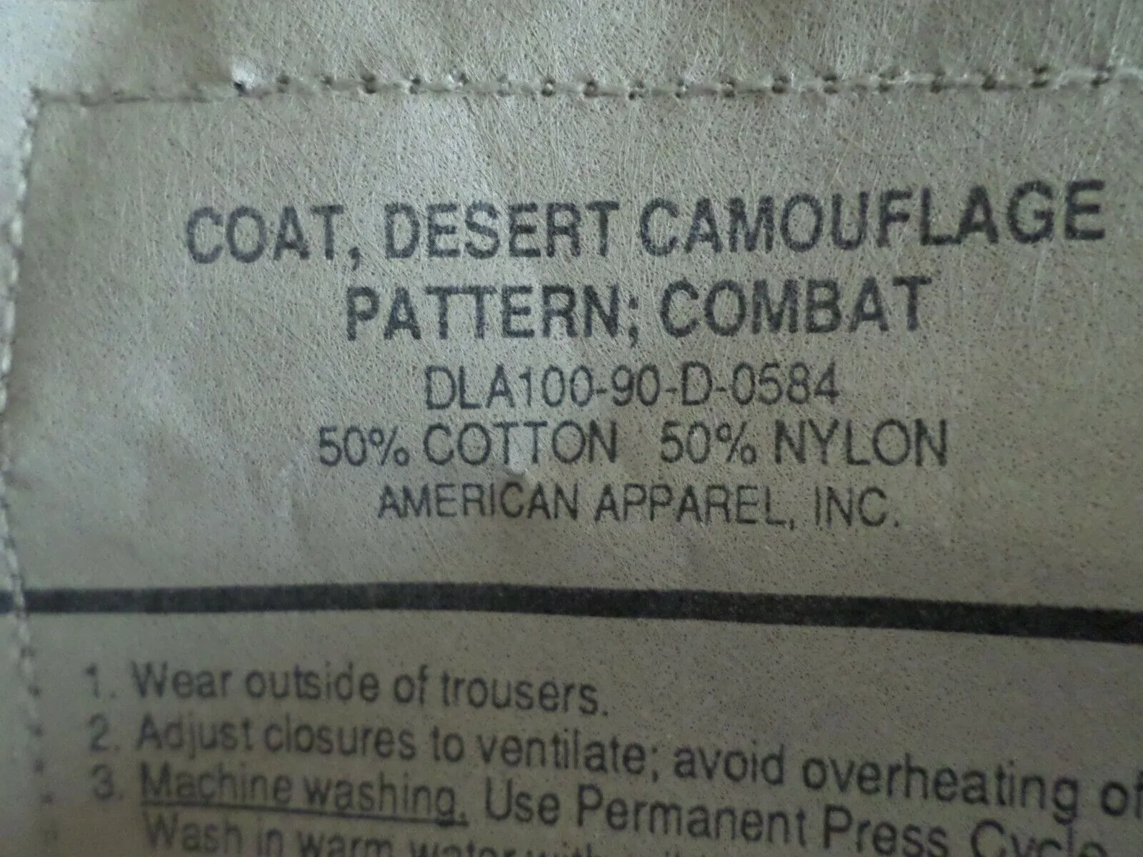 MILITARY ISSUE BDU FATIGUE TACTICAL 4 POCKET SHIRTS DESERT CAMOUFLAGE USA MADE