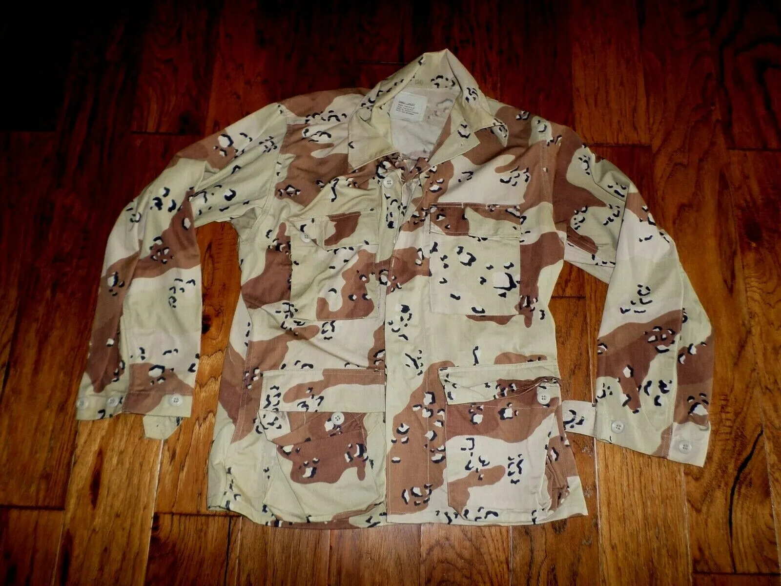 MILITARY ISSUE BDU FATIGUE TACTICAL 4 POCKET SHIRTS DESERT CAMOUFLAGE USA MADE