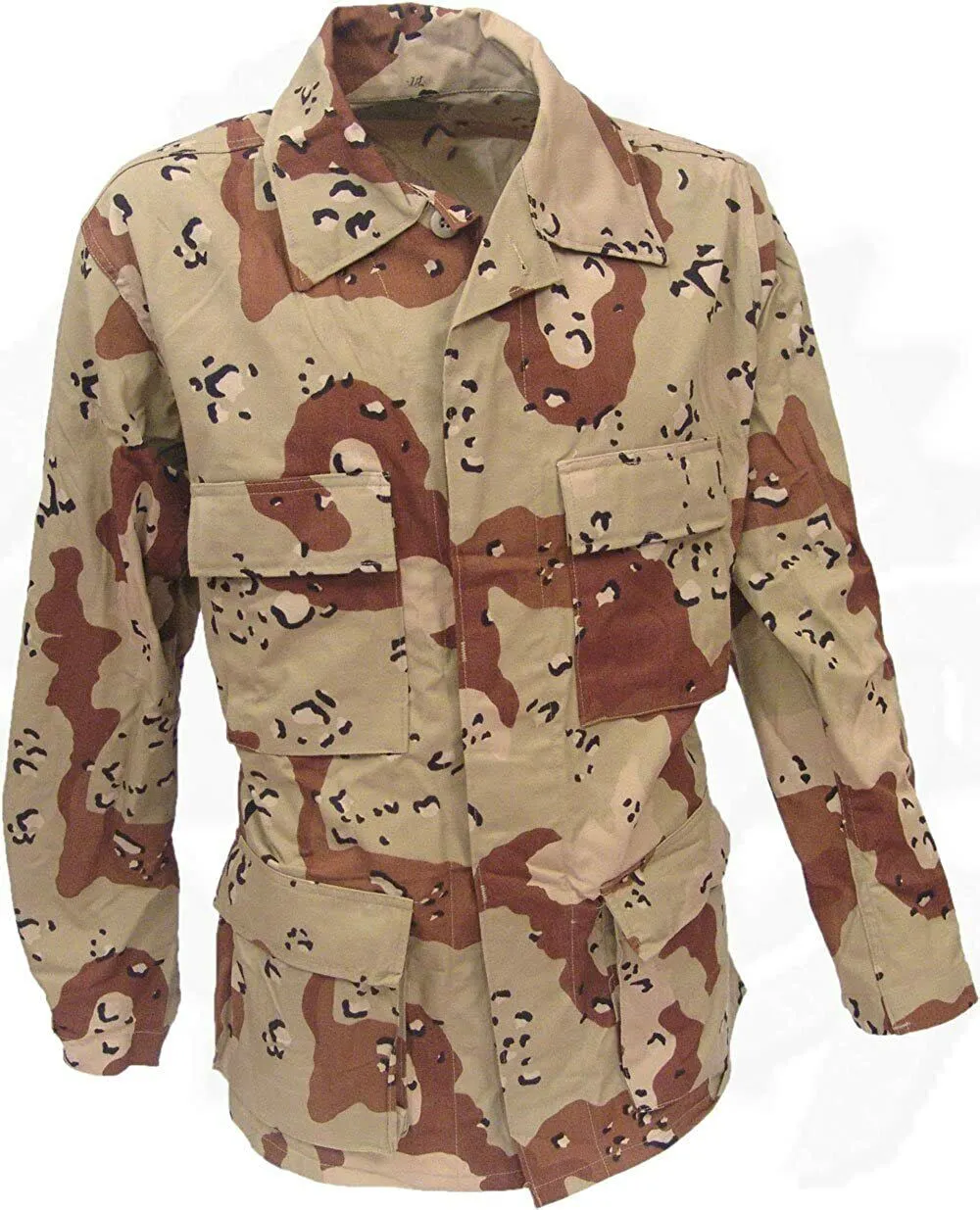 MILITARY ISSUE BDU FATIGUE TACTICAL 4 POCKET SHIRTS DESERT CAMOUFLAGE USA MADE