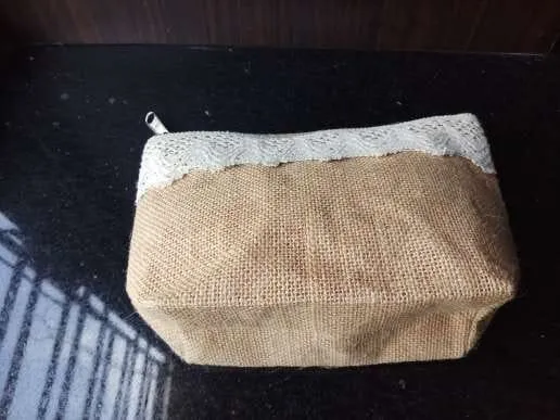 Natural Jute Boat Pouch