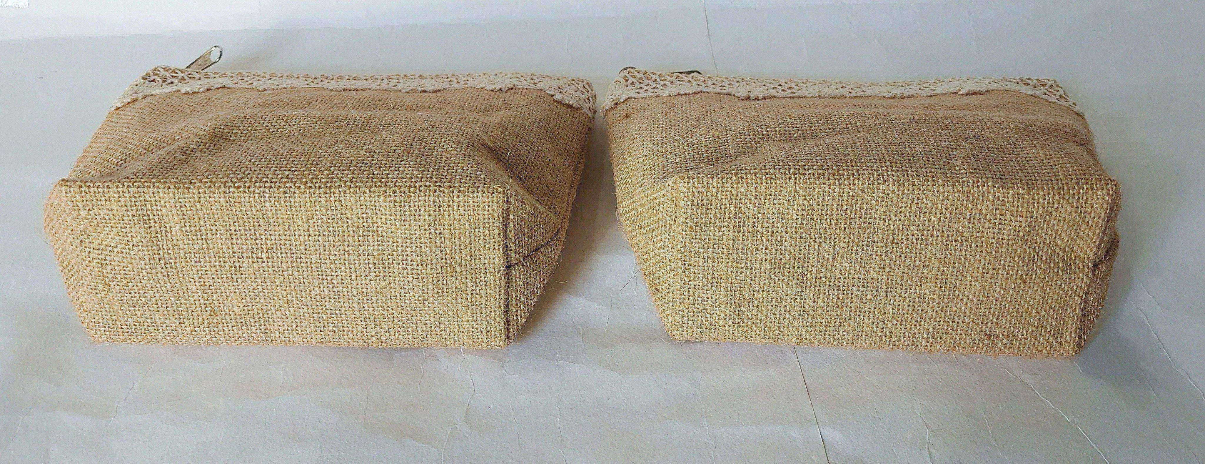 Natural Jute Boat Pouch