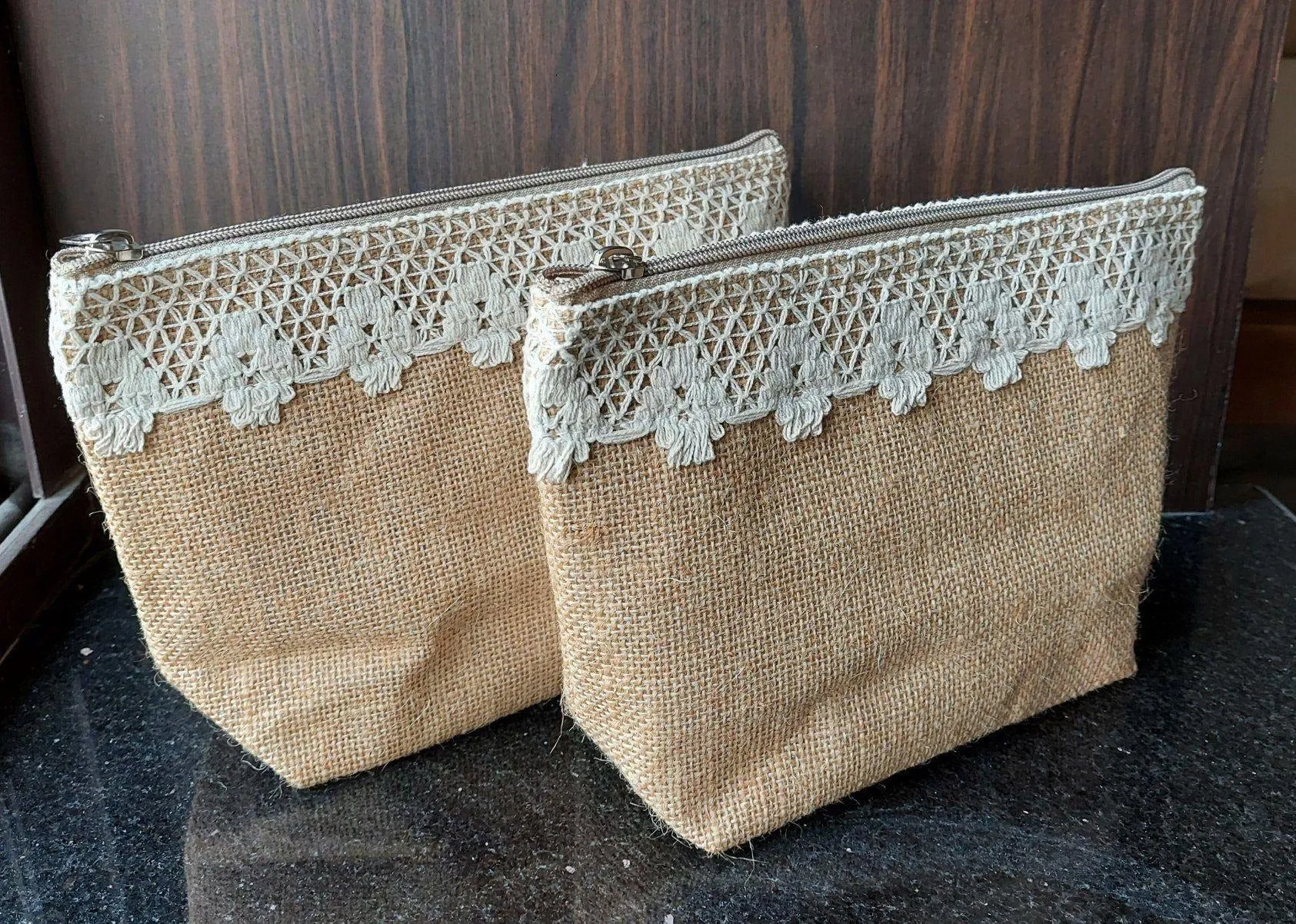 Natural Jute Boat Pouch