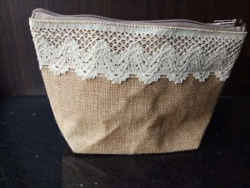 Natural Jute Boat Pouch