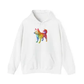 Origami animals Hoodie, Multicolored Dog Sweatshirt, Paper Folded Puppy Jumper,