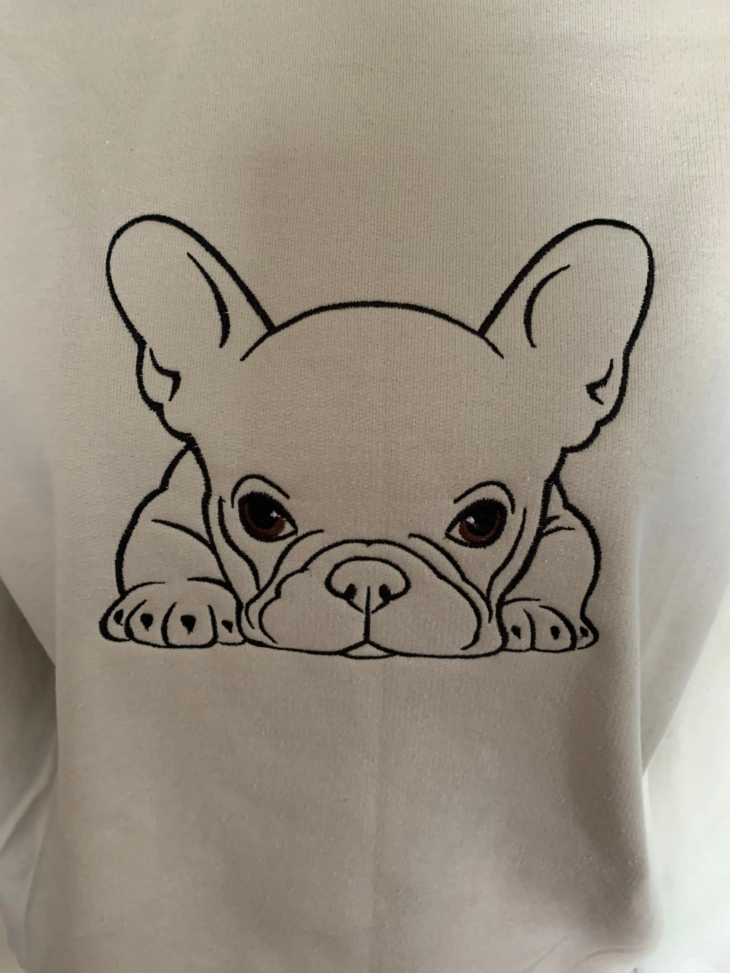 Oversized Frenchie sweatshirt
