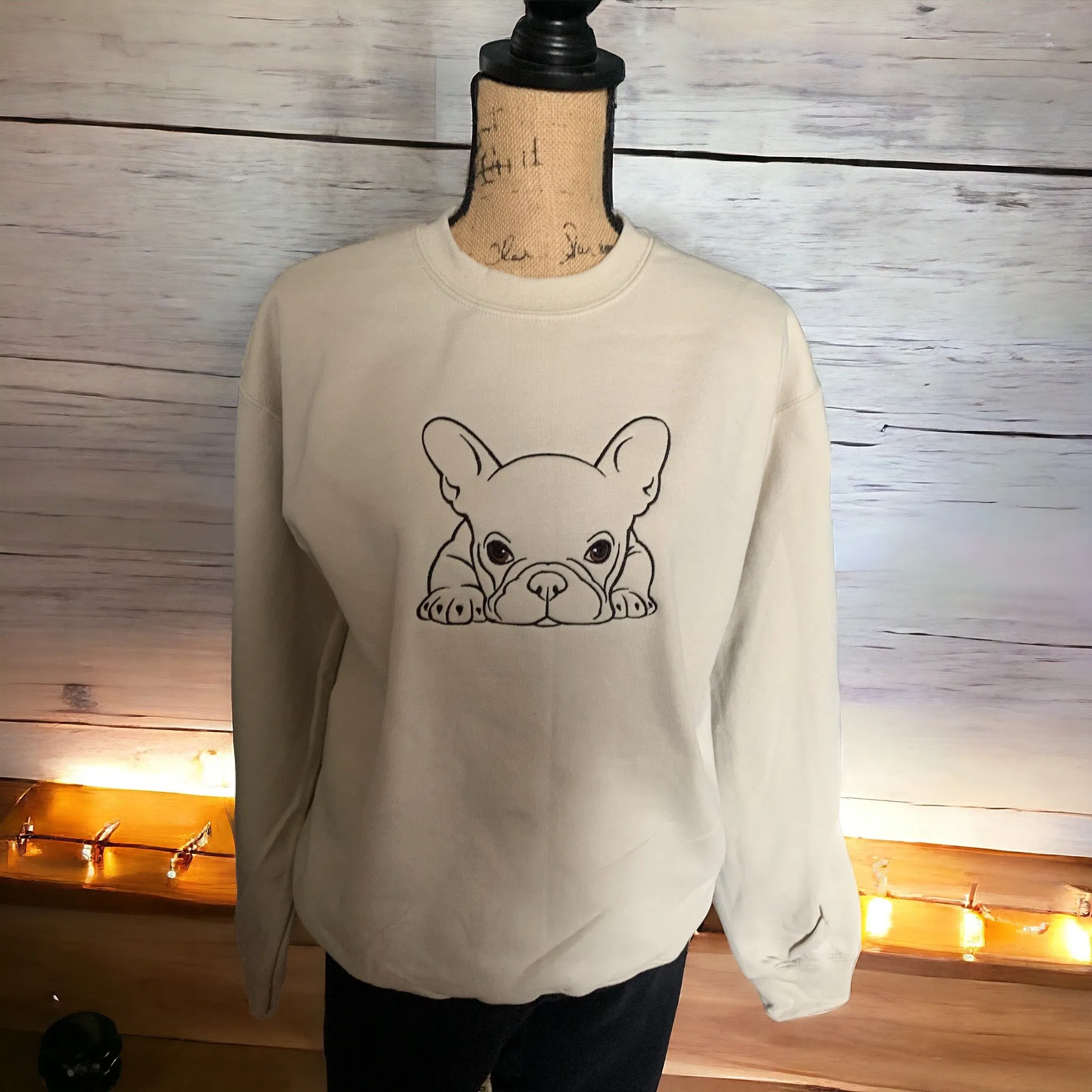 Oversized Frenchie sweatshirt