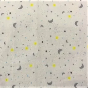 Printed Flannelette Fabric, Mini Sun Moon-108cm Width