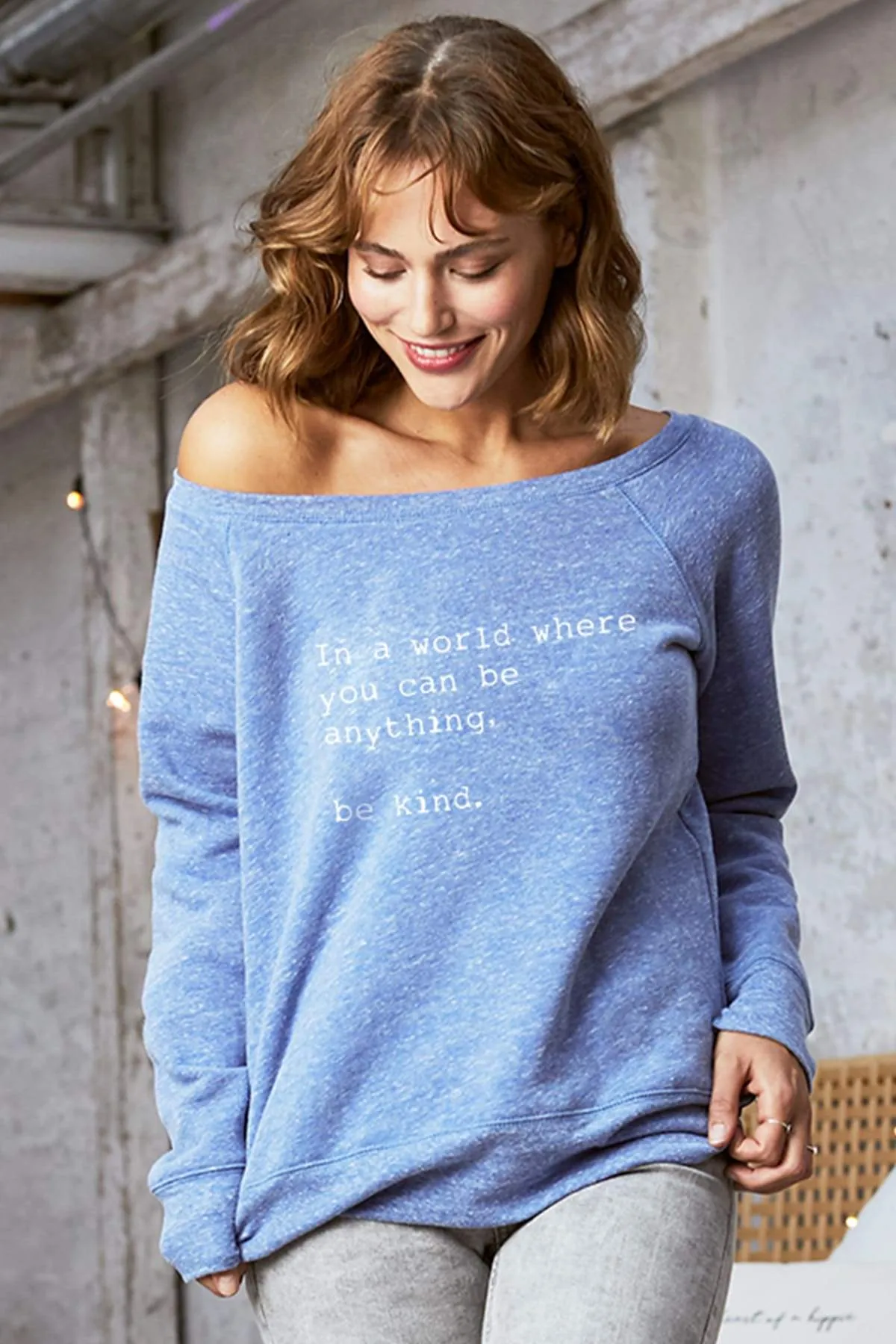 "Be Kind" Cozy Pullover