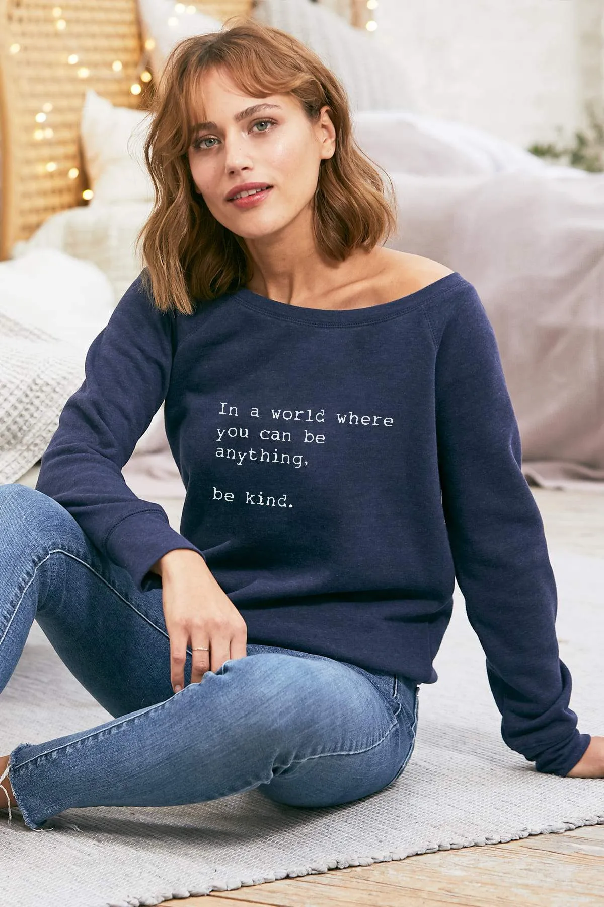 "Be Kind" Cozy Pullover