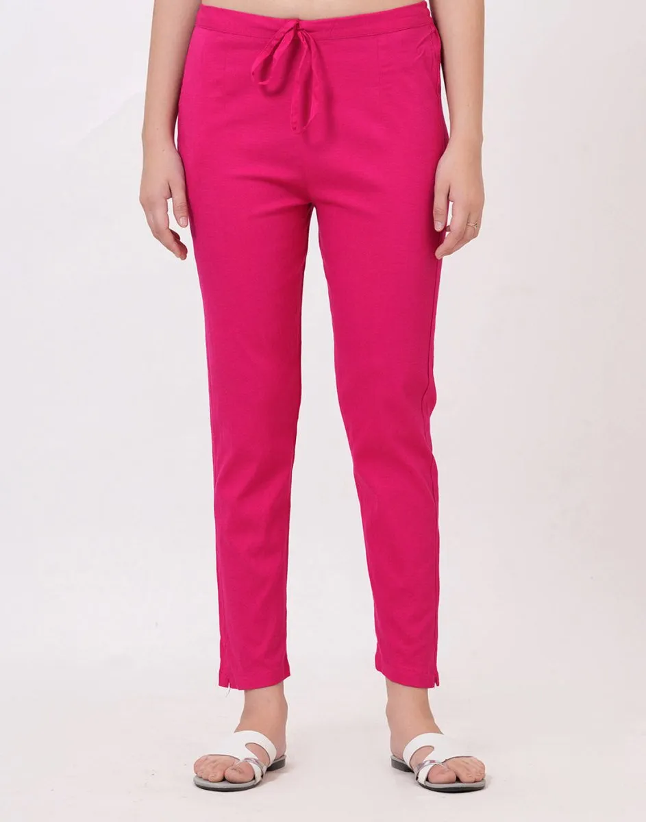 Satrangi Women's Rani Viscose Lycra Trouser