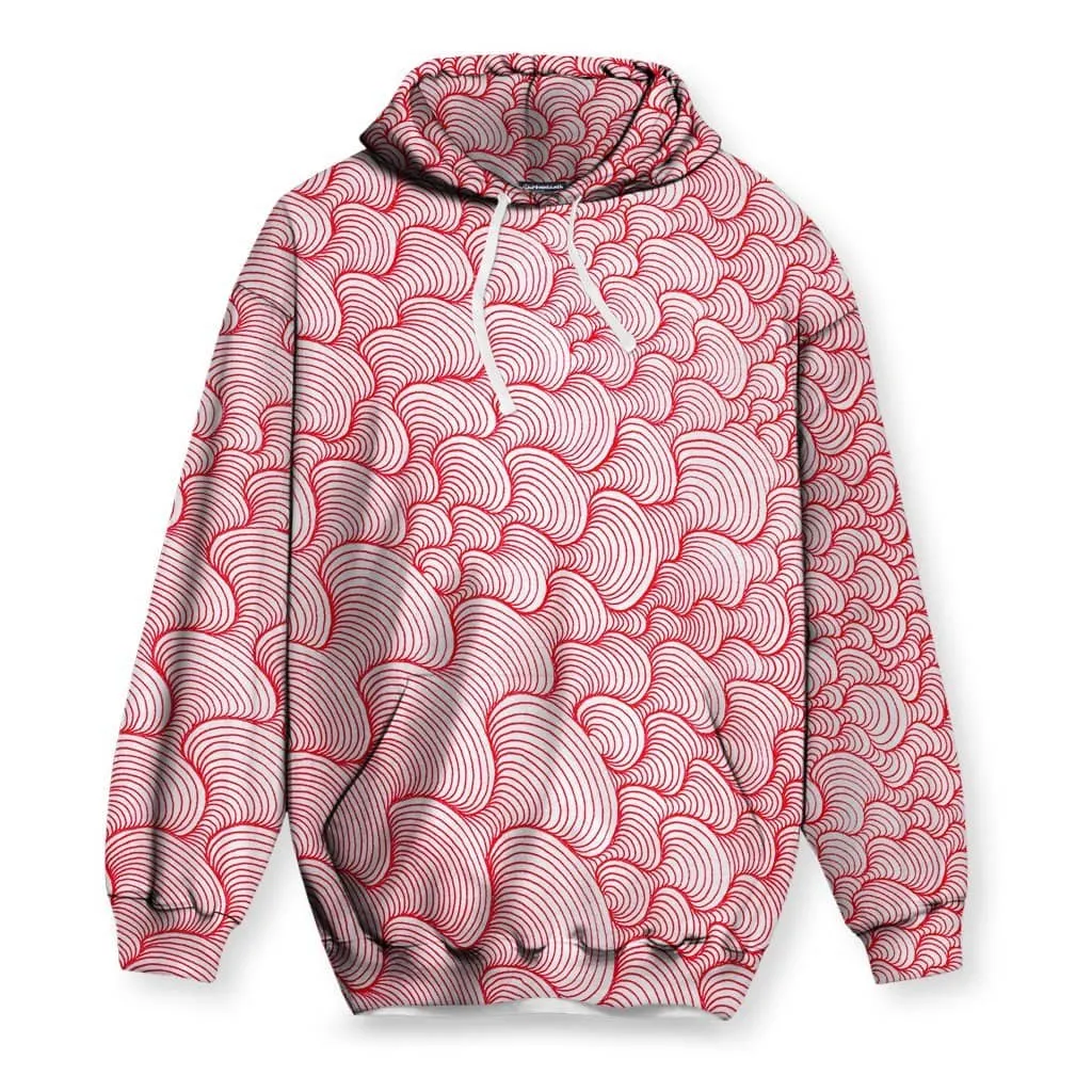 SCRIBBLEWAVE - Red Hoodie