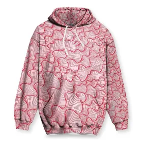 SCRIBBLEWAVE - Red Hoodie